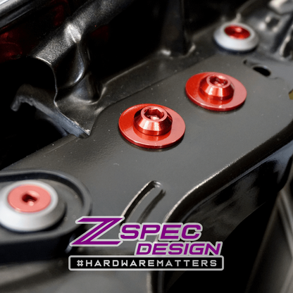ZSPEC Stage-2 Dress Up Bolts® Fastener Kit for '05-21 Nissan Frontier D40, Titanium & Billet - Howling Moto