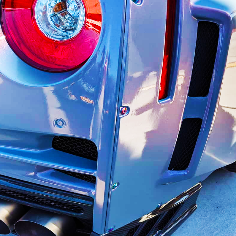 ZSPEC Low-Profile Body Kit Fastener, M5x20mm, Titanium w/ Rivet Nut, Per Each - Howling Moto