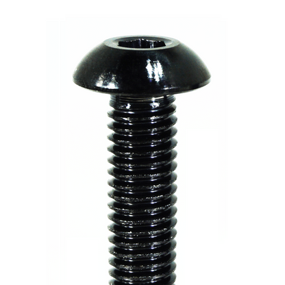 ZSPEC Button-Head Body Kit Fastener, M5x25mm w/ Well Nut, Titanium, per Each - Howling Moto