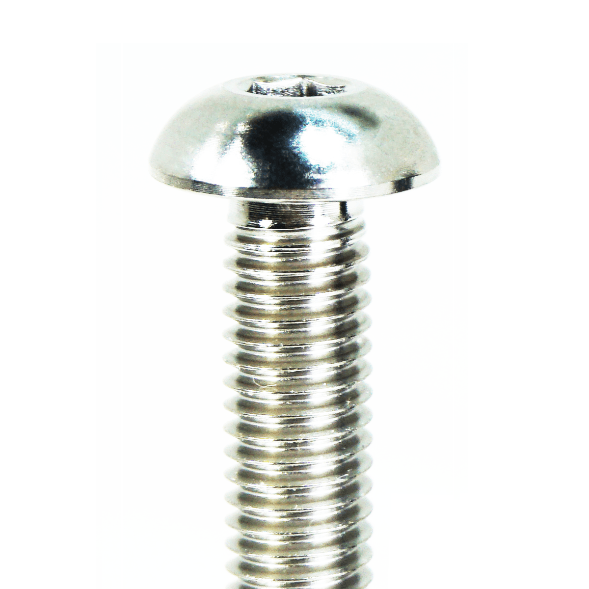 ZSPEC Button-Head Body Kit Fastener, M5x25mm w/ Well Nut, Titanium, per Each - Howling Moto