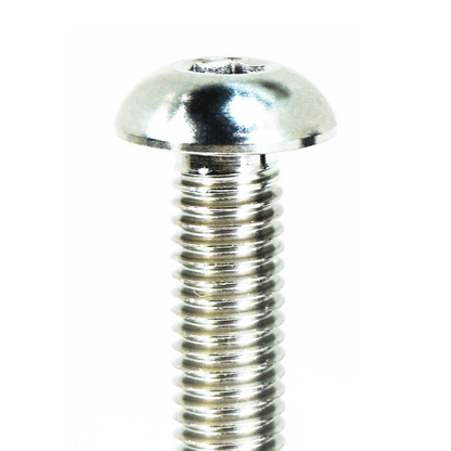 ZSPEC Button-Head Body Kit Fastener, M5x25mm w/ Well Nut, Titanium, per Each - Howling Moto