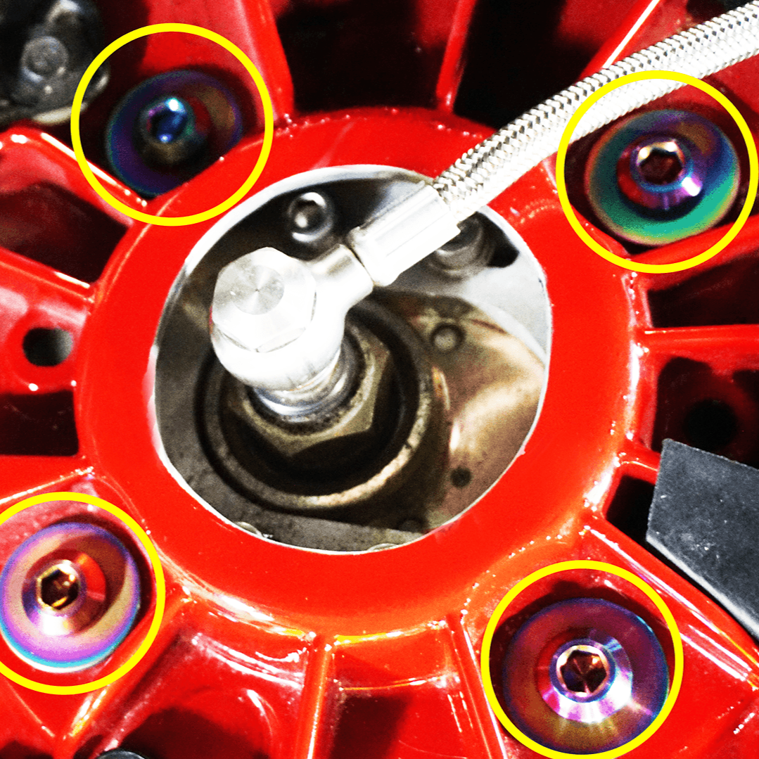 ZSPEC Front Struts Fastener Kit for '20+ Toyota Supra MKV GR A90, Grade-5 Titanium - Howling Moto