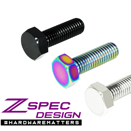 ZSPEC M8-1.25x25mm Hex-Bolt/Fastener, Titanium Grade-5, Per Each - Howling Moto