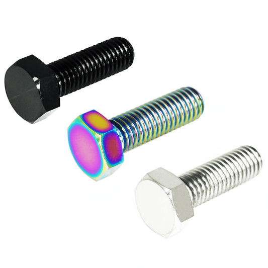 ZSPEC M8-1.25x25mm Hex-Bolt/Fastener, Titanium Grade-5, Per Each - Howling Moto