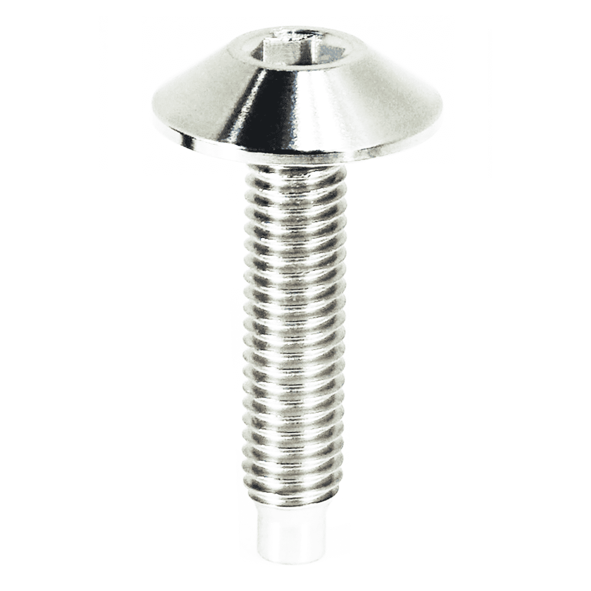ZSPEC Body Kit Fastener, Low-Profile M5x25mm Titanium, Per Each - Howling Moto