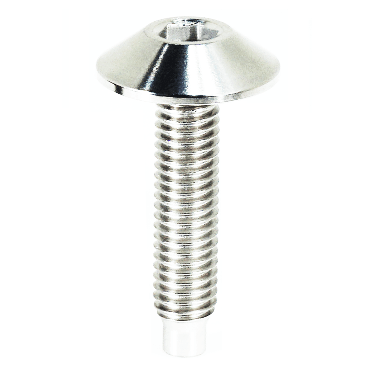ZSPEC Body Kit Fastener, Low-Profile M5x20mm Titanium w/Well Nut, Per Each - Howling Moto