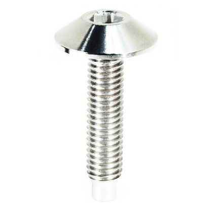 ZSPEC Body Kit Fastener, Low-Profile M5x20mm Titanium w/Well Nut, Per Each - Howling Moto