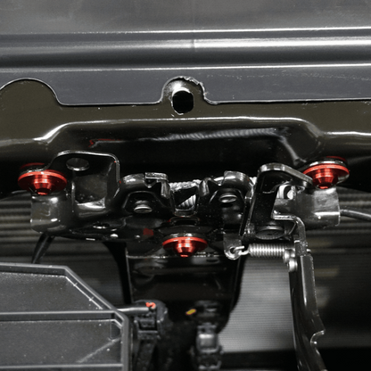 ZSPEC Stage-2 Engine Bay Fastener Kit for '16-24 Nissan Titan 5.6L, Titanium - Howling Moto