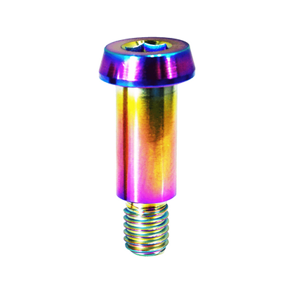 ZSPEC M6-1.0x24mm Shoulder Bolt, 15.7mm Shoulder/Shank Length, Grade-5 Titanium - Howling Moto