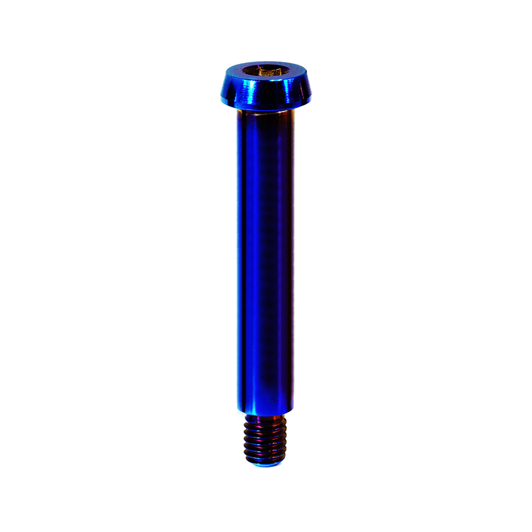 ZSPEC M6-1.0x59mm Shoulder Bolt, 50.5mm Shoulder/Shank Length, Grade-5 Titanium - Howling Moto
