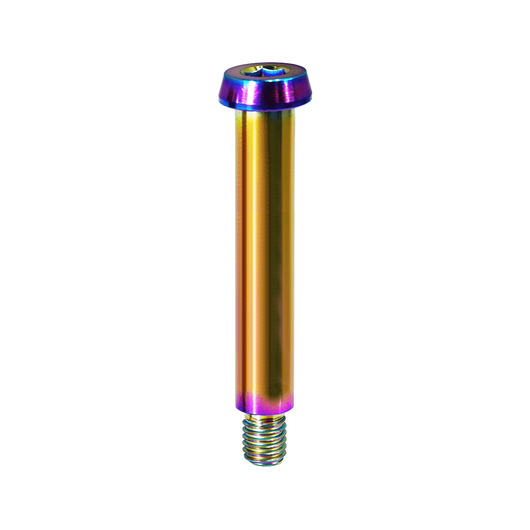 ZSPEC M6-1.0x55mm Shoulder Bolt, 47.5mm Shoulder/Shank Length, Grade-5 Titanium - Howling Moto