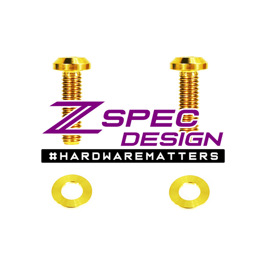ZSPEC Throttle Cable Bracket Hardware Kit, Nissan SR20(DE/DET), Grade-5 Titanium - Howling Moto