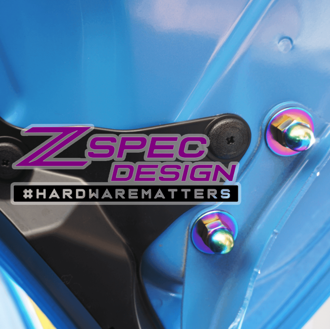 ZSPEC Stage-3 Dress Up Bolts® Fastener Kit for '22+ Toyota GR86 & Subaru BRZ, Titanium - Howling Moto