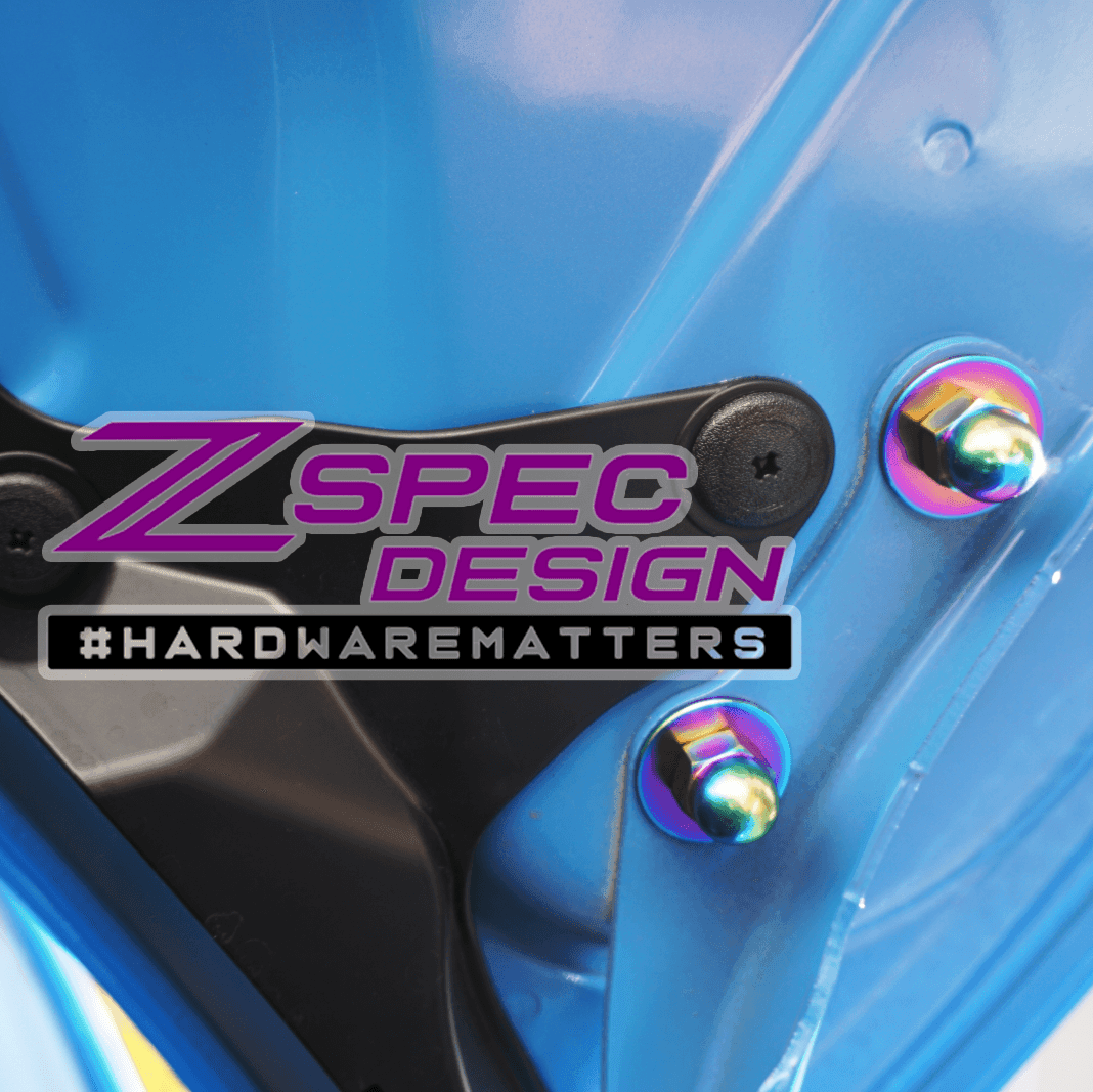 ZSPEC Stage-2 Dress Up Bolts® Fastener Kit for '22+ Toyota GR86 & Subaru BRZ, Titanium - Howling Moto