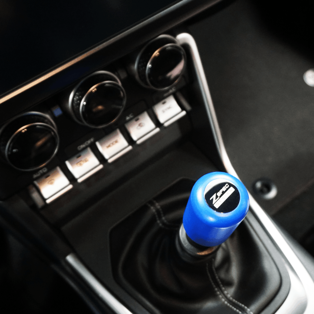 ZSPEC Shift Knob, M12-1.25, Delrin & Stainless, 6-Speed Shift Pattern Coin - Howling Moto