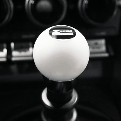 ZSPEC Shift Knob, M12-1.25, Delrin & Stainless, 4-Speed Shift Pattern Coin - Howling Moto