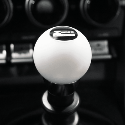 ZSPEC Shift Knob, M12-1.25, Delrin & Stainless, 6-Speed Shift Pattern Coin - Howling Moto