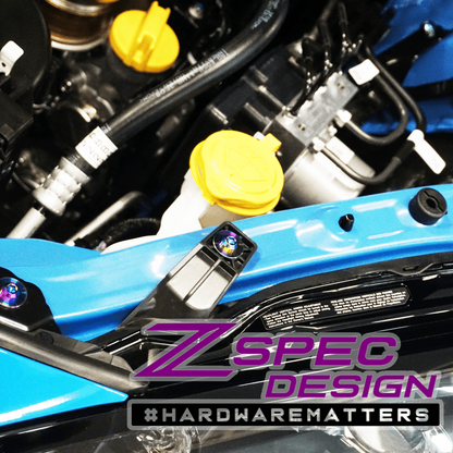 ZSPEC Stage-2 Dress Up Bolts® Fastener Kit for '22+ Toyota GR86 & Subaru BRZ, Titanium - Howling Moto