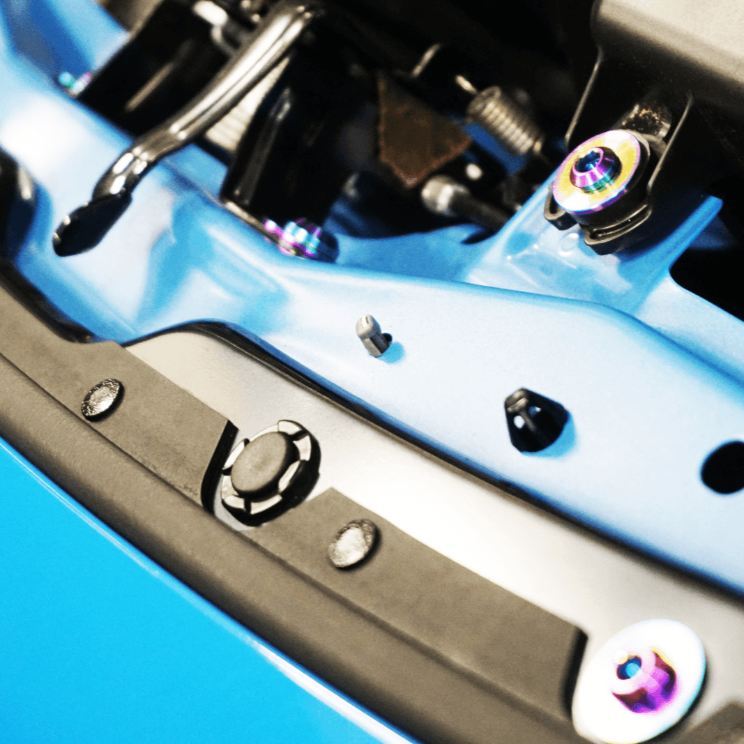 ZSPEC Stage-1 Dress Up Bolts® Fastener Kit for Scion FRS, Subaru BRZ, Toyota 86 '13-21, Titanium - Howling Moto