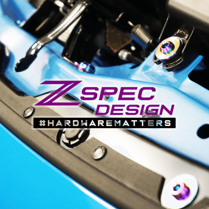 ZSPEC Stage-3 Dress Up Bolts® Fastener Kit for '22+ Toyota GR86 & Subaru BRZ, Titanium - Howling Moto