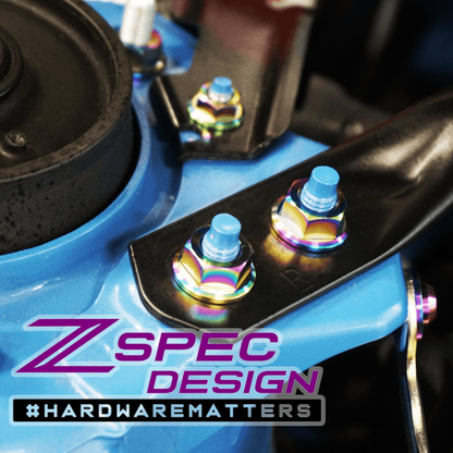 ZSPEC Stage-3 Dress Up Bolts® Fastener Kit for '22+ Toyota GR86 & Subaru BRZ, Titanium - Howling Moto