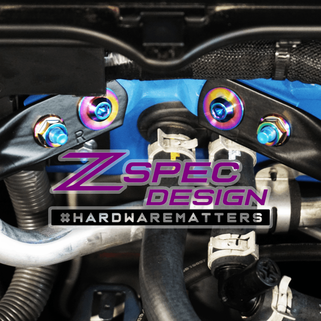 ZSPEC Stage-3 Dress Up Bolts® Fastener Kit for '22+ Toyota GR86 & Subaru BRZ, Titanium - Howling Moto