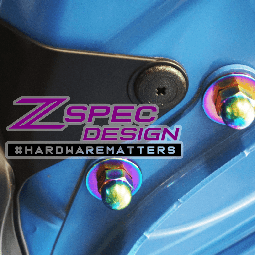 ZSPEC Stage-2 Dress Up Bolts® Fastener Kit for '22+ Toyota GR86 & Subaru BRZ, Titanium - Howling Moto