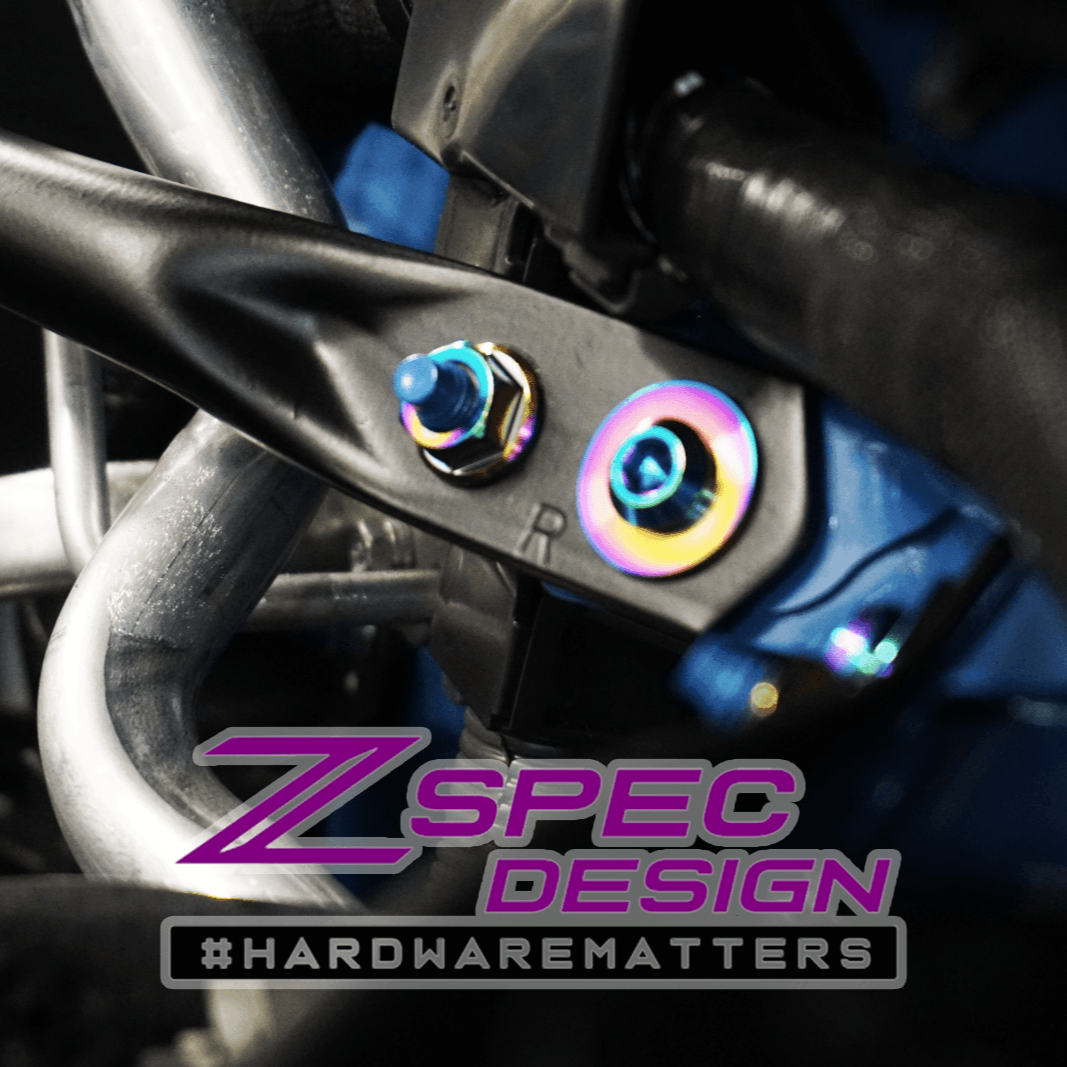 ZSPEC Stage-3 Dress Up Bolts® Fastener Kit for '22+ Toyota GR86 & Subaru BRZ, Titanium - Howling Moto