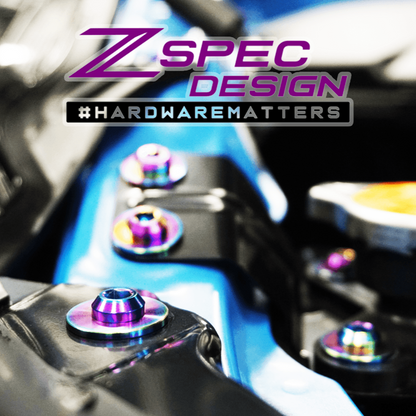 ZSPEC Stage-2 Dress Up Bolts® Fastener Kit for '22+ Toyota GR86 & Subaru BRZ, Titanium - Howling Moto