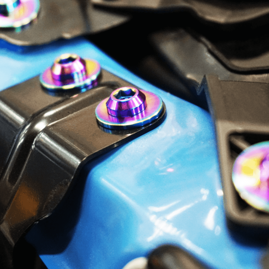 ZSPEC Stage-1 Dress Up Bolts® Fastener Kit for Scion FRS, Subaru BRZ, Toyota 86 '13-21, Titanium - Howling Moto