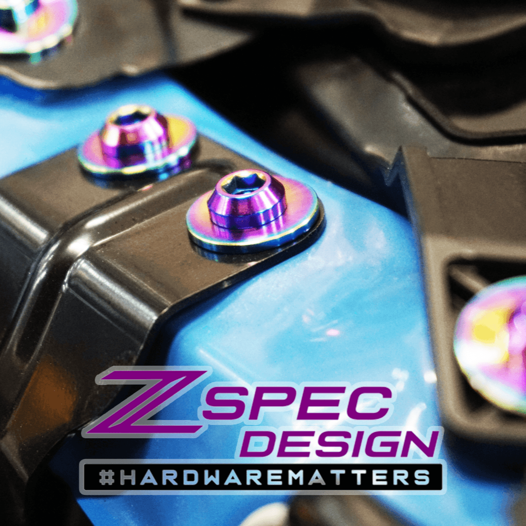 ZSPEC Stage-2 Dress Up Bolts® Fastener Kit for '22+ Toyota GR86 & Subaru BRZ, Titanium - Howling Moto