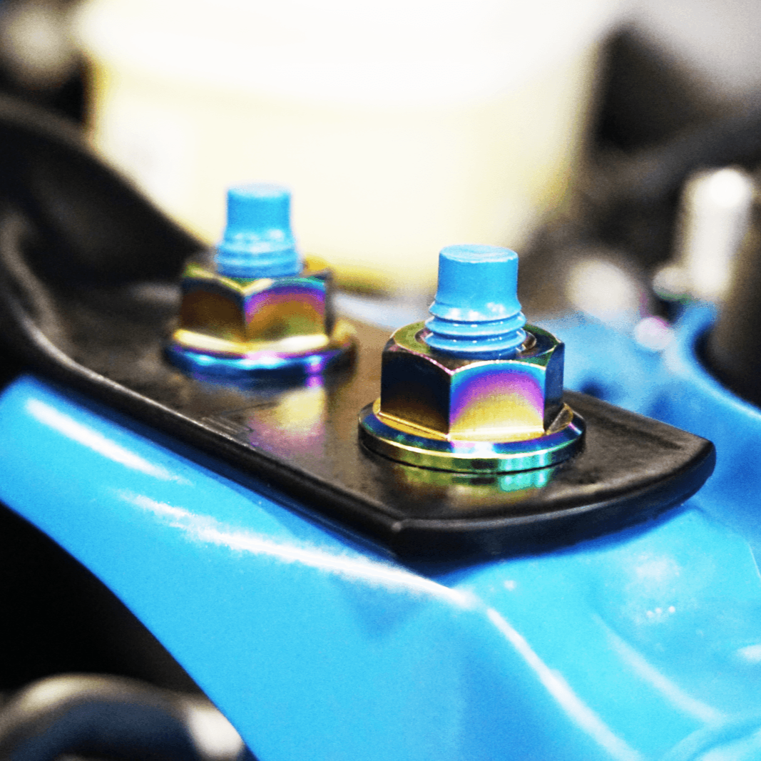 ZSPEC Stage-1 Dress Up Bolts® Fastener Kit for Scion FRS, Subaru BRZ, Toyota 86 '13-21, Titanium - Howling Moto