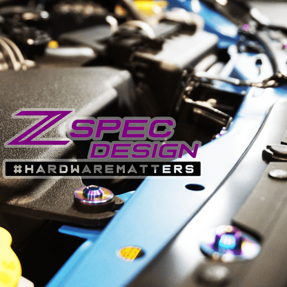 ZSPEC Stage-2 Dress Up Bolts® Fastener Kit for '22+ Toyota GR86 & Subaru BRZ, Titanium - Howling Moto