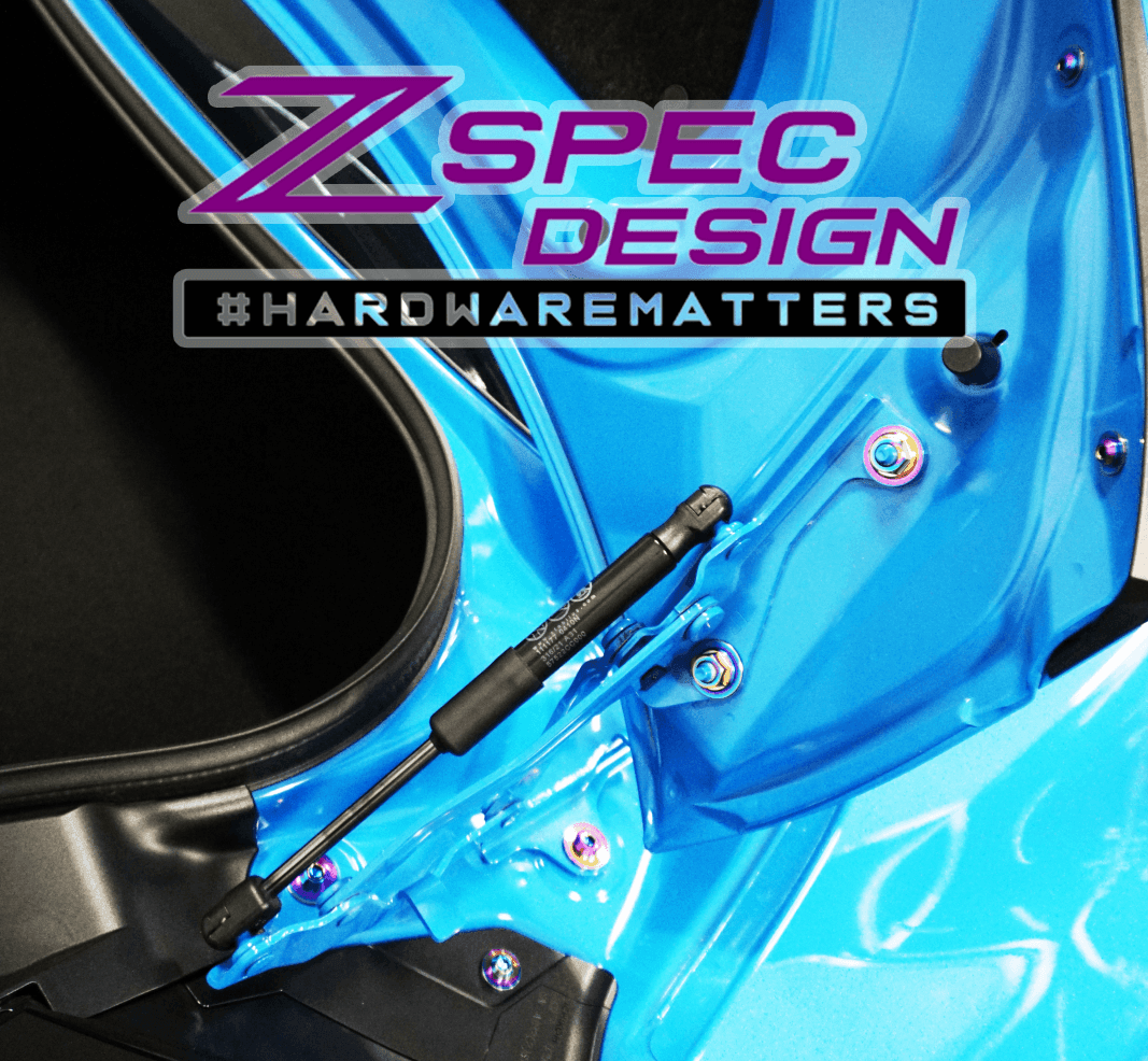 ZSPEC Trunk Area Fastener Kit for '22+ Toyota GR86 & Subaru BRZ, Titanium - Howling Moto