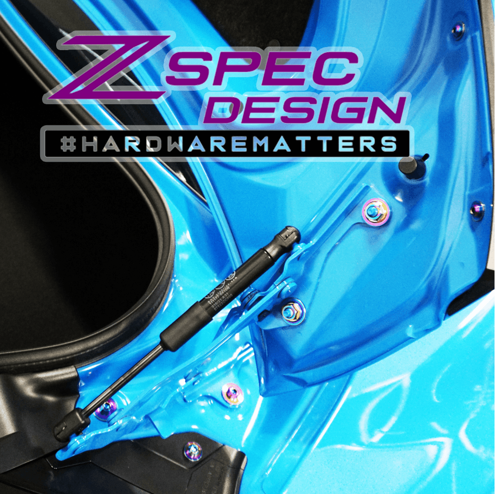 ZSPEC Stage-3 Dress Up Bolts® Fastener Kit for '22+ Toyota GR86 & Subaru BRZ, Titanium - Howling Moto