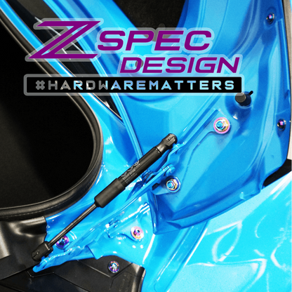 ZSPEC Stage-3 Dress Up Bolts® Fastener Kit for '22+ Toyota GR86 & Subaru BRZ, Titanium - Howling Moto