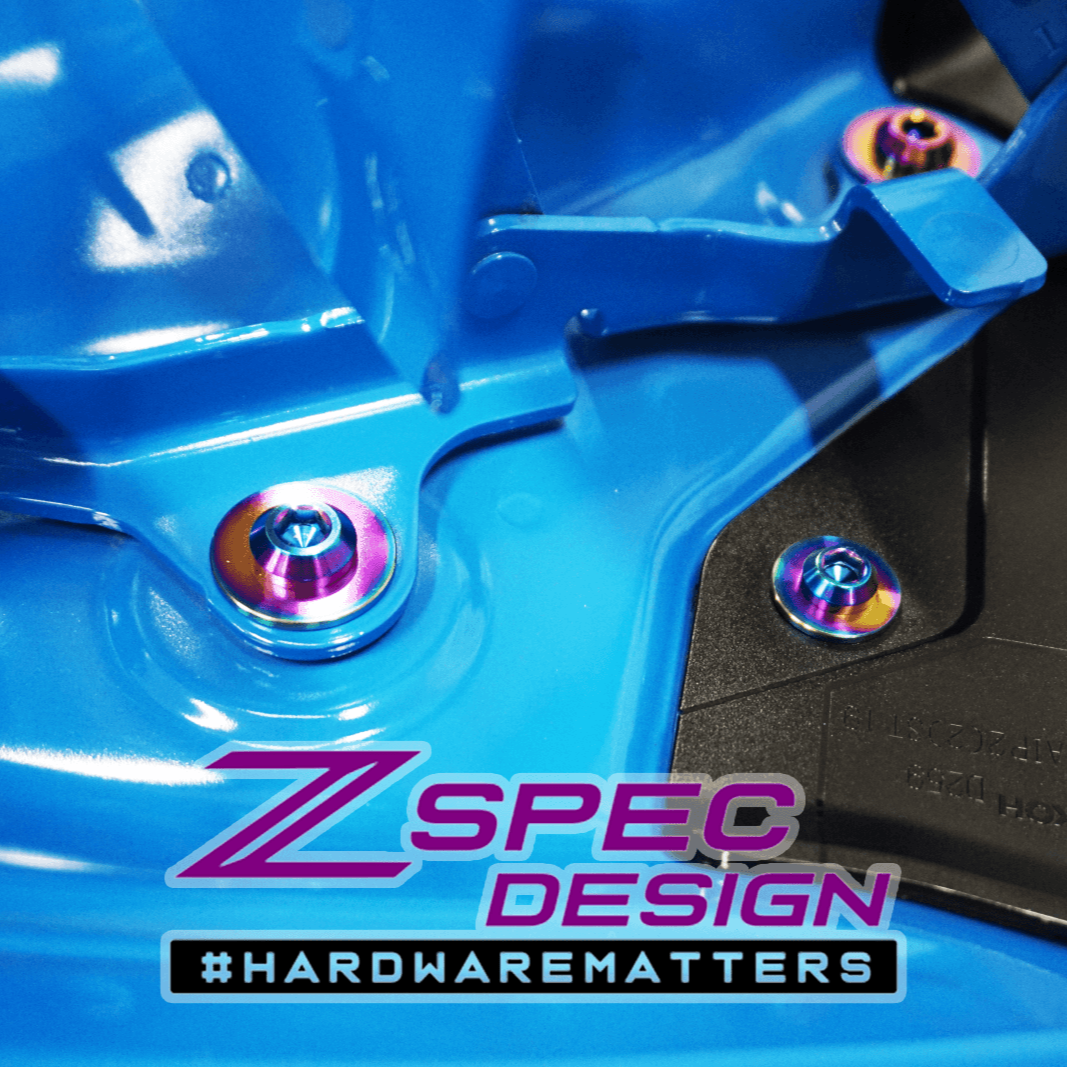 ZSPEC Trunk Area Fastener Kit for '22+ Toyota GR86 & Subaru BRZ, Titanium - Howling Moto