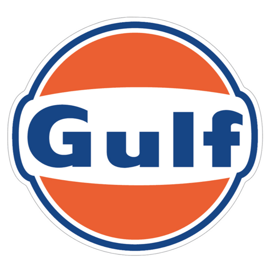 Automotive Gas & Oil - Gulf-Style - Vinyl Decal / Sticker - Howling Moto