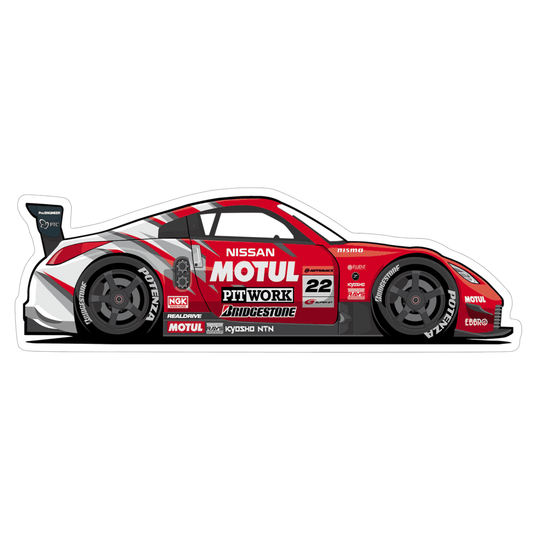 Nissan 350z Z33 #22 SuperGT Race Car Vinyl Decal / Sticker - Howling Moto