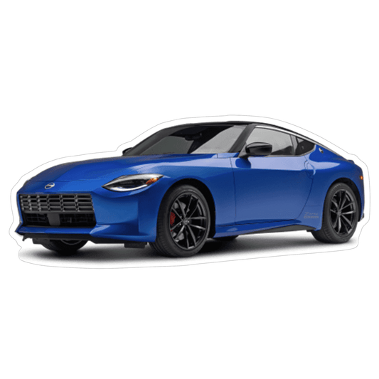 Nissan Z RZ34 Sports Car Vinyl Decal / Sticker, Blue - Howling Moto