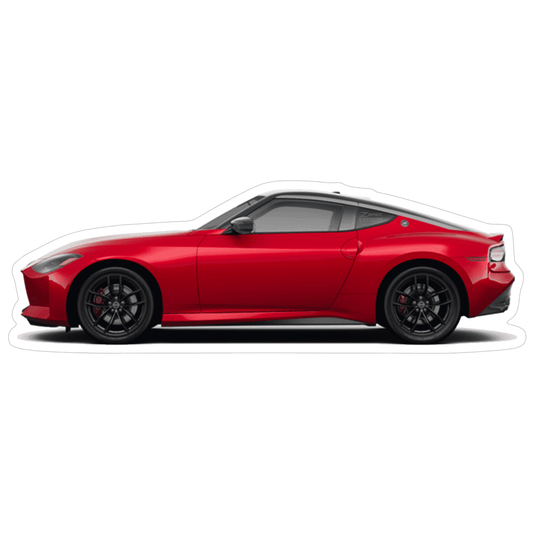 Nissan Z RZ34 Sports Car Vinyl Decal / Sticker, Red - Howling Moto