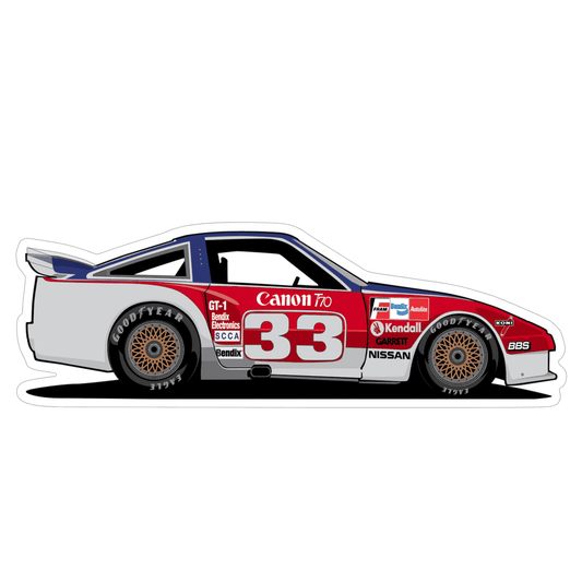 Nissan Z31 300zx Sports Car Vinyl Decal / Sticker, #33 - Howling Moto