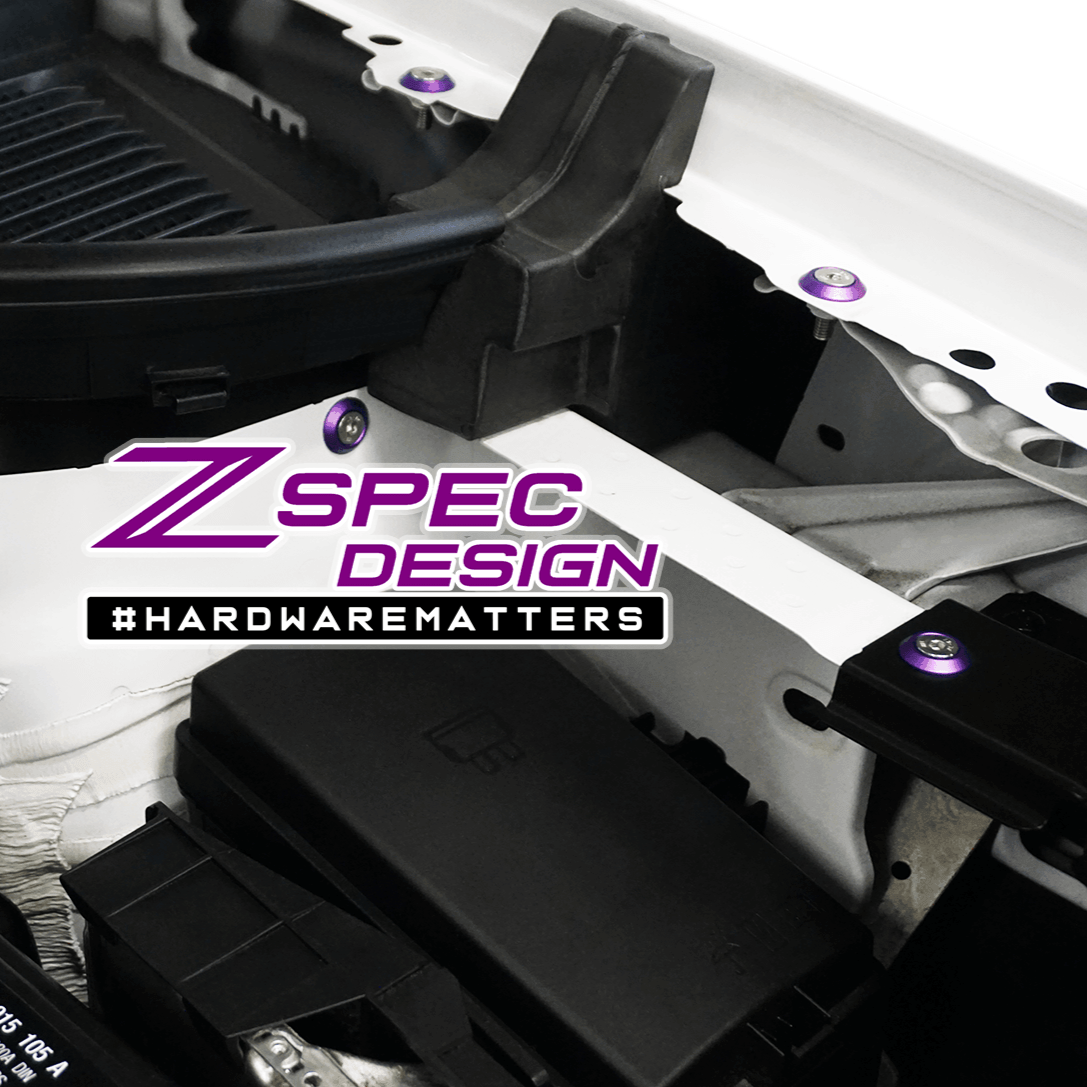 ZSPEC Stage-1 Dress Up Bolts® Fastener Kit for '22+ VW Taos, Stainless & Billet - Howling Moto