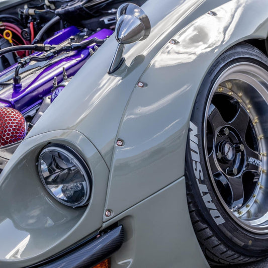 ZSPEC Body Kit Fastener, Low-Profile M5x20mm, Stainless & Billet, w/Rivet Nut, per Each - Howling Moto