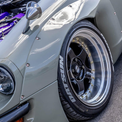 ZSPEC Low-Profile Body Kit Fastener, M5x20mm Titanium & Billet w/RIVET NUT, Per Each - Howling Moto