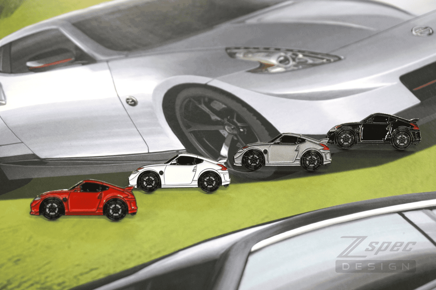 ZSPEC Nissan 370z / Z34 Nismo V1 - Edition Lapel / Hat Pin - Howling Moto
