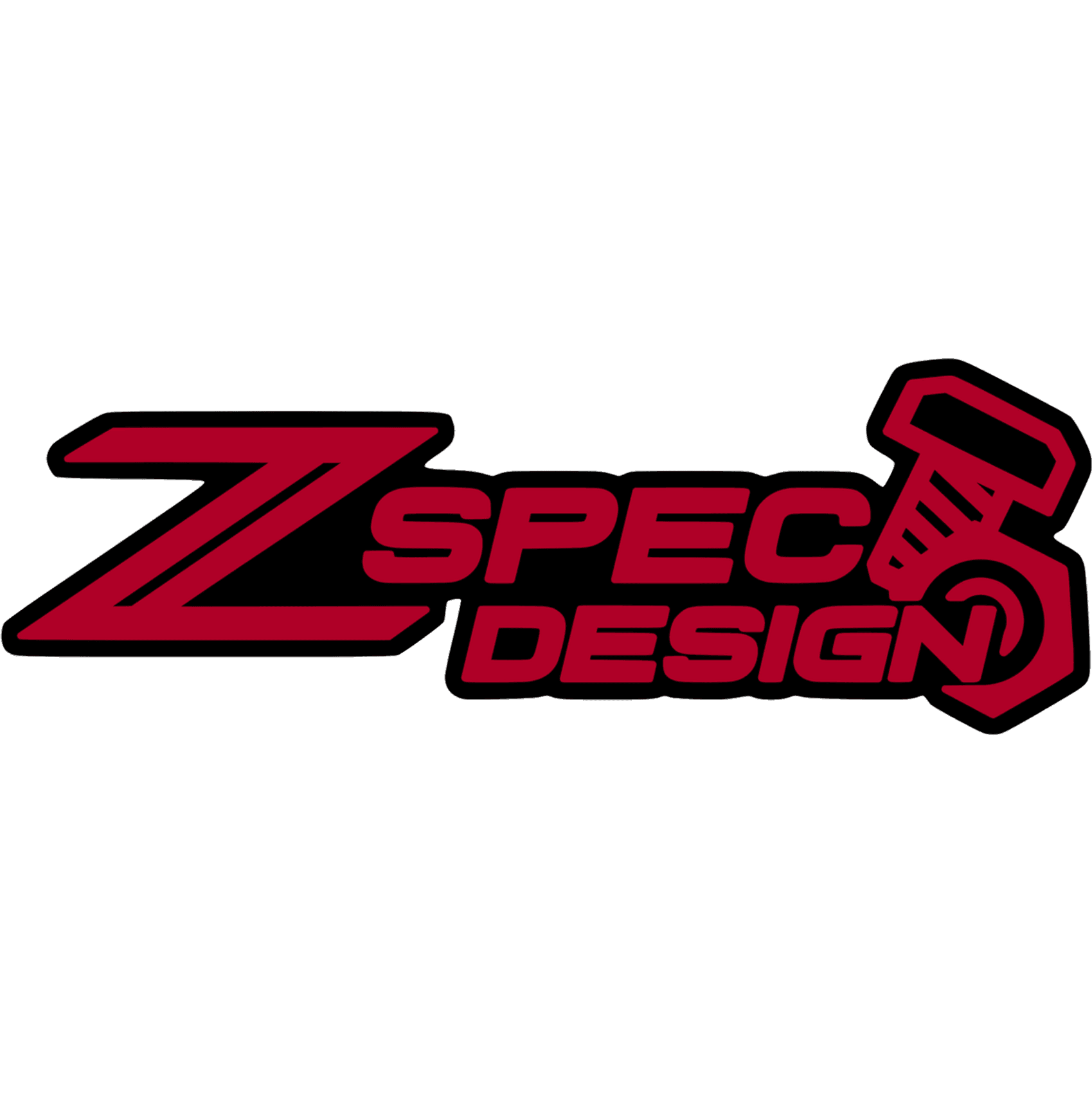Windshield Banner, ZSPEC Design, Vinyl Sticker Decal, ~16" x  6" - Howling Moto