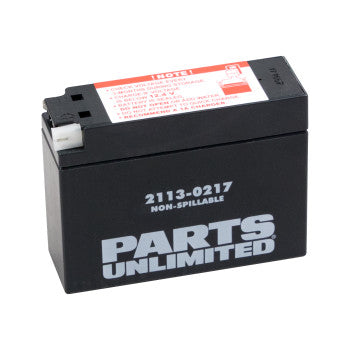 Parts Unlimited Factory-Activated AGM Maintenance-Free Battery - YT4B-BS