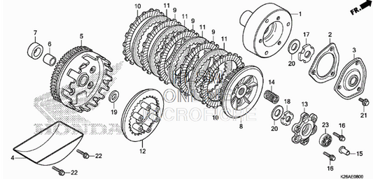 Honda Grom 2014-2020 /Monkey 2019-2021 Clutch Parts
