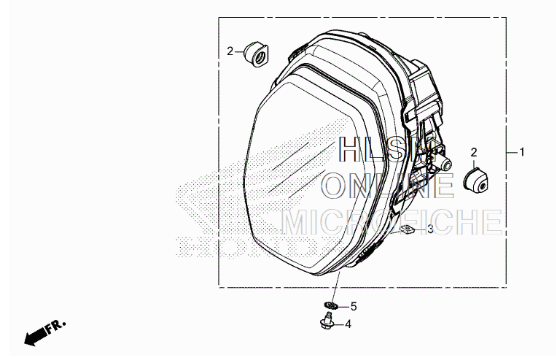 2022+ Honda Grom Headlight